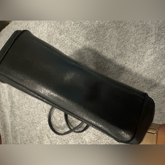 Coach Black Pebbled Leather Tote - Picture 4 of 9